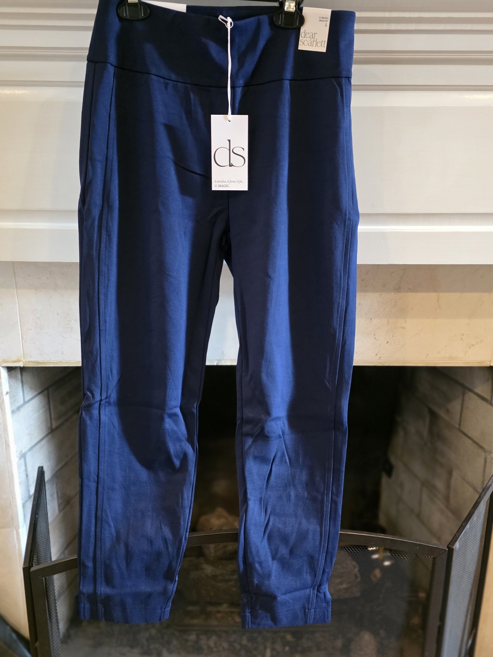 dear Scarlett Navy Skinny Ponte Pants
